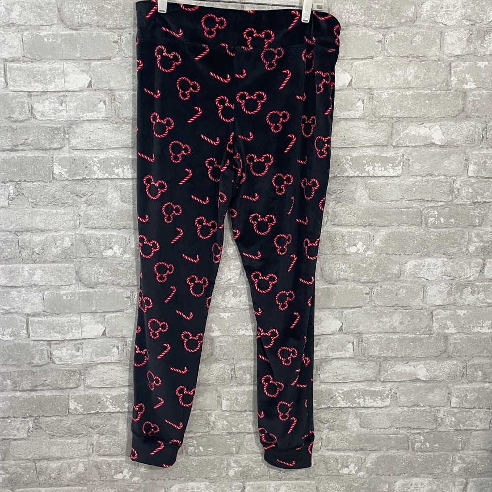 Disney Ladies Pajama Set - Holiday Mickey Peppermint Candy Cane - Picture 11 of 12